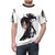 All-over print t-shirt featuring a stylized design inspired by the popular manga series "Vagabond" and its protagonist, Miyamoto Musashi. - men front