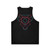 Cyberpunk inspired unisex gamer tank top - Back