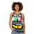 Unisex retro transmission graphic tank top - women