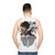 Unisex cyberpunk anime tank top - men back