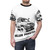 Toyota Hilux inspired adventure all-over print t-shirt with offroad and 4x4 design elements - men front