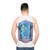 Stained Glass Zeus Unisex Tank Top - men back