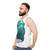 Stained Glass Poseidon Unisex Tank Top - men side
