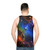Galaxy Eagle Unisex Tank Top - men back