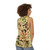 Vintage-inspired biology nature floral unisex tank top - women back
