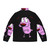 Courage the Cowardly Dog Puffer Jacket featuring the iconic pink dog from the beloved cartoon series - Back