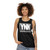 YNK Mike Stud Inspired White Unisex Tank Top - women