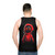 Unisex Squid Game Tank Top with 456 number design - men back