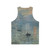 Monet Impression Sunrise Unisex Fine Art Tank Top - Back