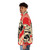 Mini Kitty Commune Stencil Flag Puffer Jacket - Charity for Animal Welfare - men side left