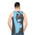 Furry unisex animal print tank top - men back