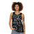Exploded bicycle graphic unisex tank top - women