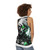 Furry cybernetic unisex tank top with cyborg animal print - women back