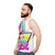 Mondo Cool unisex 90s retro pastel dragon ball inspired tank top - men side