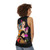Funny unisex tank top with alejandro mogollo art - women back