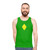 Yellow diamond superhero unisex tank top - men