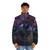 Cosmic Carnival 2024 Puffer Jacket with stars and constellation design - men front