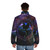Cosmic Carnival 2024 Puffer Jacket with stars and constellation design - men back
