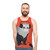Funny musical ferret unisex tank top - men
