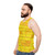 Unisex yellow brick road tank top - men side