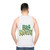 Big Mouth Unisex Tank Top with Funny Quote - men back