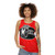 Mokum Records unisex tank top with electronic music and rave culture design - women