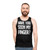 Amputated finger funny unisex tank top - men
