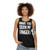 Amputated finger funny unisex tank top - women