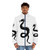 Legendary Animals Dragon Puffer Jacket featuring a majestic dragon silhouette design - men front