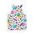 Funky 80s retro Memphis pattern unisex tank top - Back