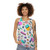 Funky 80s retro Memphis pattern unisex tank top - women