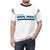 Vintage-inspired t-shirt featuring the iconic Pan Am 747 aircraft - men front