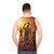 Mohamed Salah Illustration Unisex Tank Top - men back