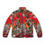 Akira inspired Neo Tokyo puffer jacket with vintage Japanese film art