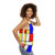 Mod 60s Mondrian-style unisex tank top - women side