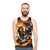 Retro pixel art unisex tank top - men