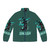 Cool badminton puffer jacket with lightning design for badminton players
