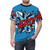 Vibrant comic book inspired pop art design on a high-quality t-shirt - men front