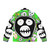 Mighty Boosh logo puffer jacket featuring the iconic design from the beloved comedy TV series - Back