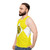 Mighty Morphin Power Rangers Yellow Ranger Coin Unisex Tank Top - men side