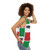 Unisex Fuhgeddaboudit Italian Flag Mafia Tank Top - women side