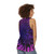 Colorful tie dye unisex tank top - women back
