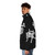 Concrete Junglists white script puffer jacket, featuring urban street style design - men side left