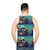 Unisex gaming tank top with Real Steel movie design - men back