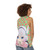 Stylized Angry Kanna Anime Tank Top - women back