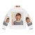 Conan O'Brien portrait printed puffer jacket - Back