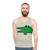 Vintage alligator tank top with a big challenges design - men