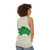 Vintage alligator tank top with a big challenges design - women back