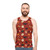Spooky fall pattern unisex tank top - men