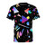 Retro 90s 80s abstract geometric pattern t-shirt